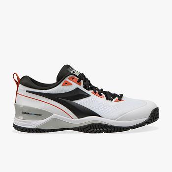 Diadora Speed Blushield 5 Ag Biele / Cierne - Panske Tenisove Tenisky